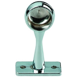 Wickes End Rail Bracket Chrome 19mm 2 Pack