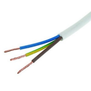 Wickes 3 Core Heat Resistant Flex Cable 2.5mm x 5m £17.84