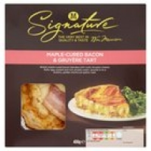 M Signature Maple-Cured Bacon & Gruyere Tart