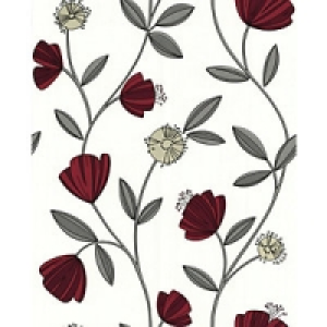 Superfresco Easy Capri Decorative Wallpaper Red 10m £17.49