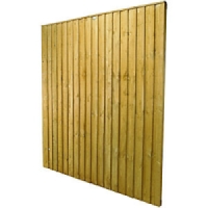 Wickes Featheredge Fence Panel 1.8m x 1.8m Autumn Gold