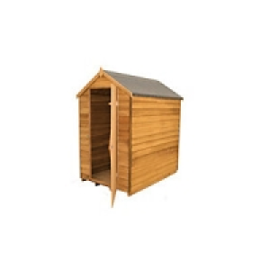 Wickes Overlap Dip Treated Apex Shed No Windows 4x6 £189.99