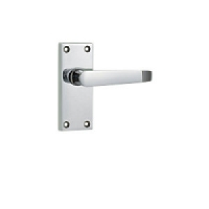 Wickes New York Victorian Straight Latch Handle Chrome Finis £8.06