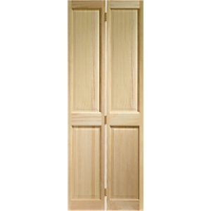 Wickes Skipton Internal Bi-fold Door Clear Pine 4 Panel 1981 £71.99