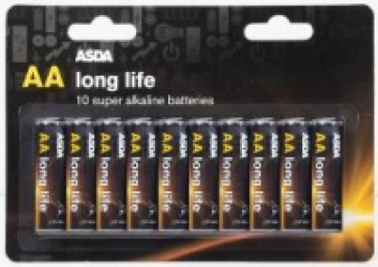 Long Life AA Batteries &pound;3.00