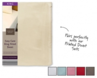 Easy Care King Fitted Sheet