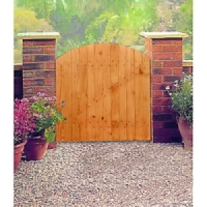 Wickes Softwood Arched Top Timber Gate 895x915mm