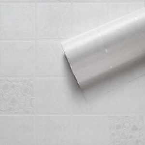 Contour Pebble Tile Kitchen & Bathroom Vinyl Wallpaper Neutr £14.99