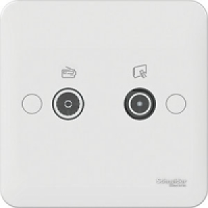 Lisse Diplexer TV-R/DAB White
