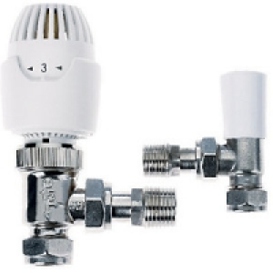 Drayton RT212 Angled TRV & Lockshield Pack 15mm £18.99