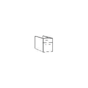 Wickes Bathroom Drawer Cabinet Gloss White 300mm