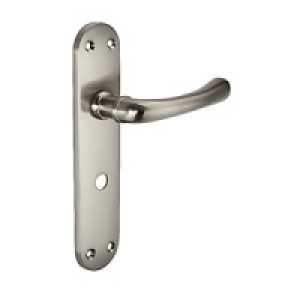 Wickes Gianni Bathroom Handle Satin Nickel Finish £17.81