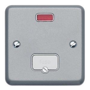 MK Metalclad 13A Connection Unit Neon £7.99