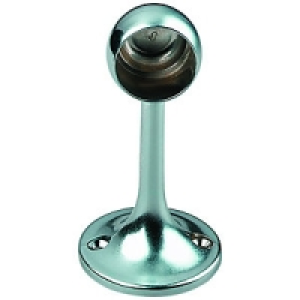 Wickes Deluxe End Rail Bracket Chrome 25mm 2 Pack