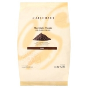 Barry Callebaut Dark Chocolate Bakestable Chunks 2.5KG