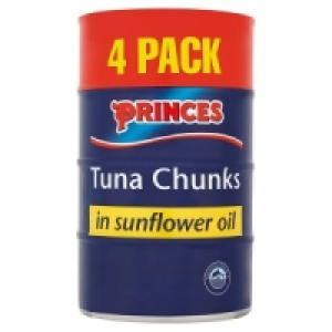 Princes Tuna Chunks in Sunflower Oil 4 x 160g