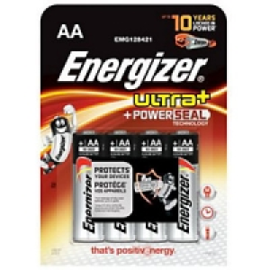 Energizer Ultra Plus Batteries AA 4 Pack £3.99