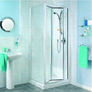 Wickes Bi-Fold Shower Enclosure Door Chrome Frame 760mm