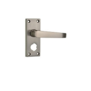 Wickes Toronto Victorian Straight Privacy Handle Satin Nicke £15.43