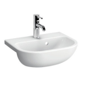 Wickes Contemporary Slimline Semi Recessed Basin 450mm