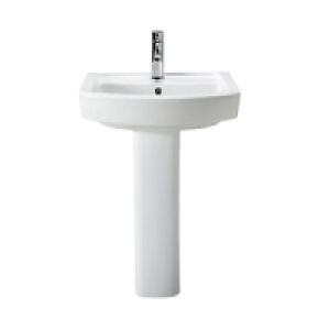Wickes Capri Basin with Full Pedestal 550mm £125.00