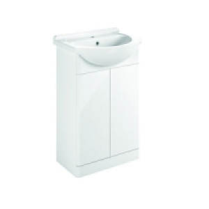 Wickes Bettona Curved Vanity Unit & Basin 550mm £115.00