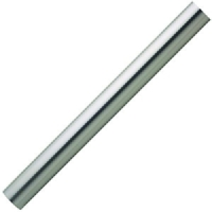 Wickes Brushed Nickel Handrail 40x2400mm