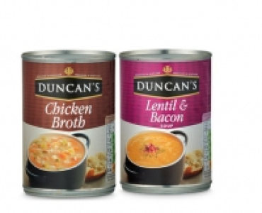 Aldi  Chicken Broth/Lentil & Bacon Soup