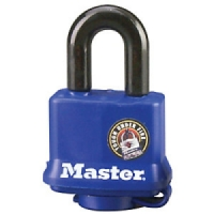 Master Lock 312KA Weather Tough Laminated Steel Blue Padlock