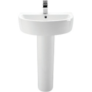 Wickes Style Basin with Full Pedestal 600mm £137.50
