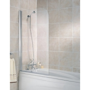 Wickes Half Bath Screen Silver Effect Frame 1400mm £69.99