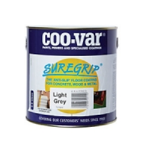 Coo-var Suregrip Anti-slip Floor Paint Light Grey 2.5L £29.99