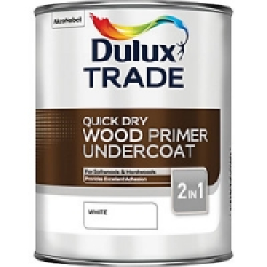 Dulux Trade Quick Dry Wood Primer & Undercoat 1L £16.86