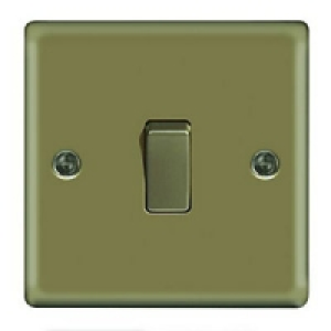 Wickes 10A Light Switch 1 Gang 2 Way Pearl Nickel Raised Pla £5.99
