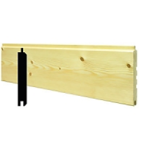 Wickes Treated Softwood Exterior Cladding 18x144x3000mm Pack £17.29