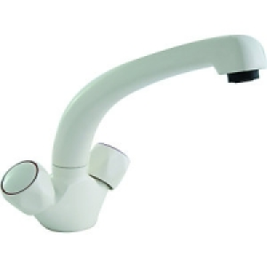 Wickes Trade Mono Mixer Kitchen Sink Tap White