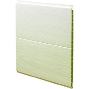 Wickes PVCu White Ash Effect Interior Cladding 250x2500mm Si