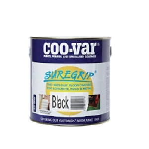 Coo-var Suregrip Anti-slip Floor Paint Black 2.5L