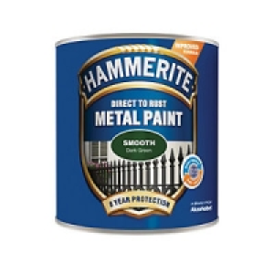 Hammerite Metal Paint Smooth Dark Green 750ml £19.99