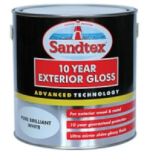Sandtex 10 Year Exterior Gloss Pure Brilliant White 2.5L £30.00