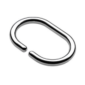 Croydex Shower Curtain Rings Chrome Pack 12 £6.99