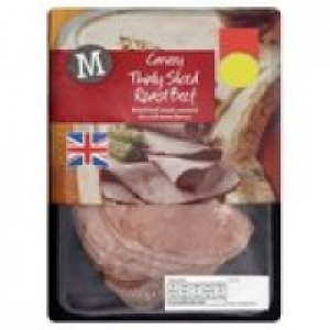 Morrisons Carvery Thinly Sliced Roast Beef &pound;2.00