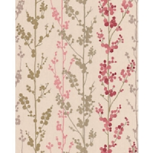 Superfresco Easy Berries Decorative Wallpaper Pink 10m £17.49