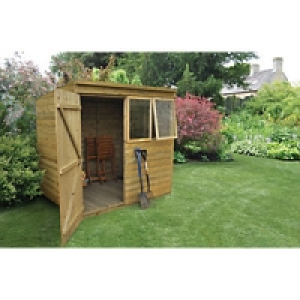 Wickes Tongue & Groove Pressure Treated Pent Shed 7 x 5