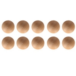 Wickes Unvarnished Pine Ring Knobs 40mm 10 Pack £10.49