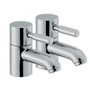 Wickes Rayo Basin Taps Chrome £49.99