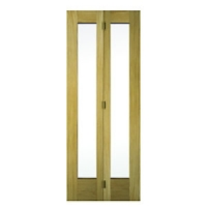 Wickes Oxford Internal Bi-fold Door Oak Veneer Glazed 1981x7 £145.00