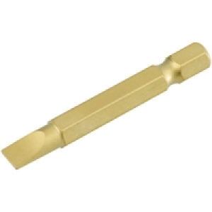 Wickes Titanium Screwdriver Bit Slotted 5.5 x 50mm Pack 3 £3.99