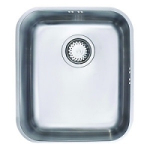 Wickes Bordo Single Bowl Medium Undermount Kitchen Sink Stai