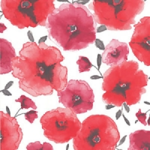 Superfresco Easy Poppies Decorative Wallpaper Red